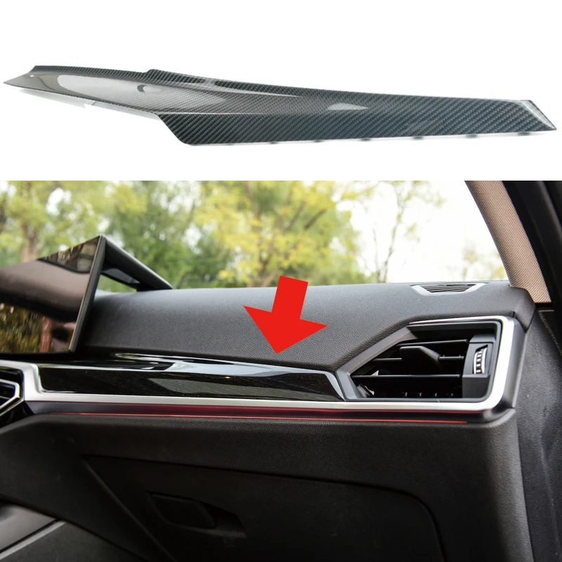 Five-piece Carbon Fiber Interior Decor Kit, Auto Mod Parts Compatible with BMW 3 4 Series I3 I4