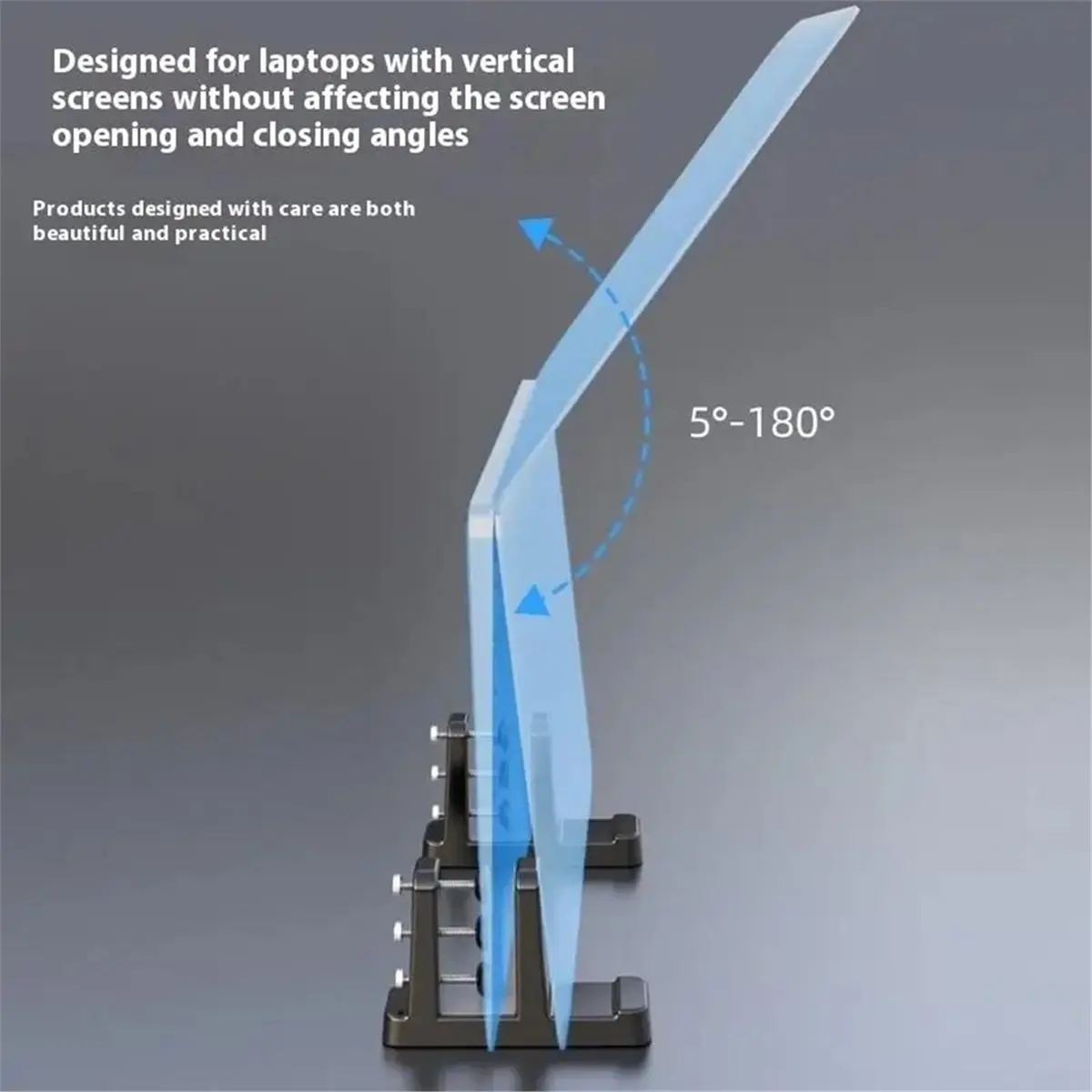 Soporte Vertical Universal para Laptop, Mega Oferta 618, Disipación de Calor, Antideslizante, Ahorro de Espacio, Base para Notebook de Escritorio