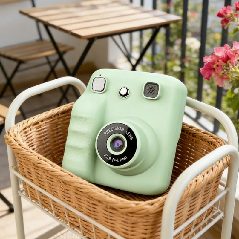 كاميرا أطفال للتصوير الفوتوغرافي طباعة فورية صور HD مسجل فيديو طابعة حرارية صغيرة كاميرا أطفال هدايا عيد ميلاد تعليمية