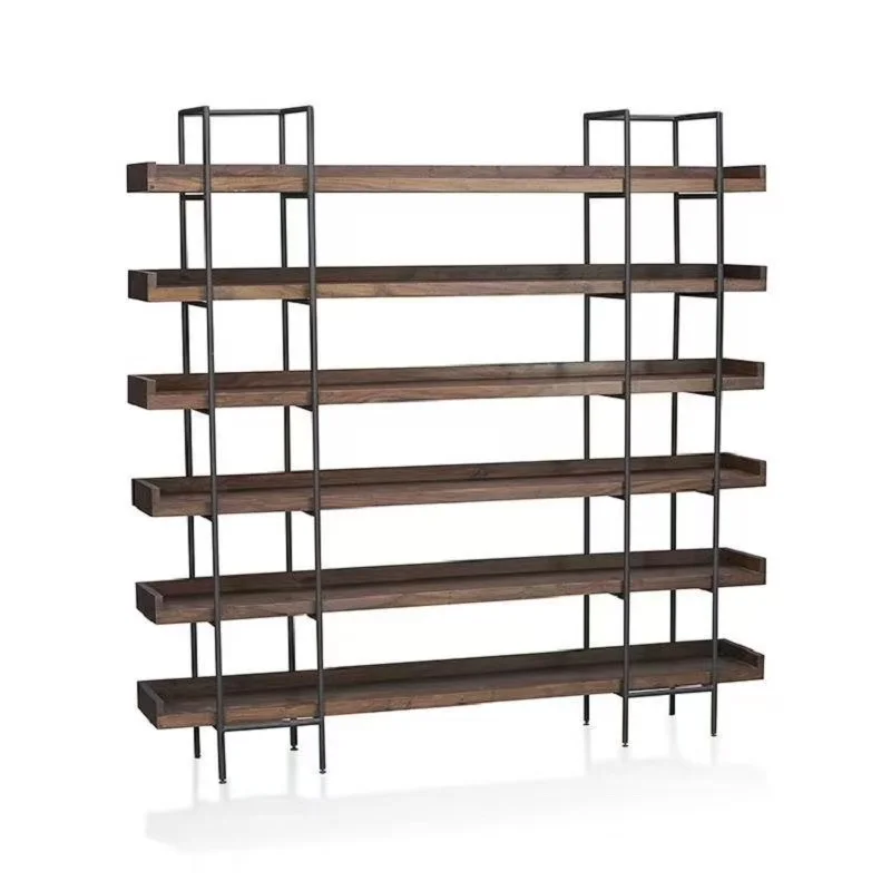 &Modern Pine Wood Adjustable Tiered Shelf Storage Rack Floor-standing Bookshelf with Back Panel for Living Room Furniture