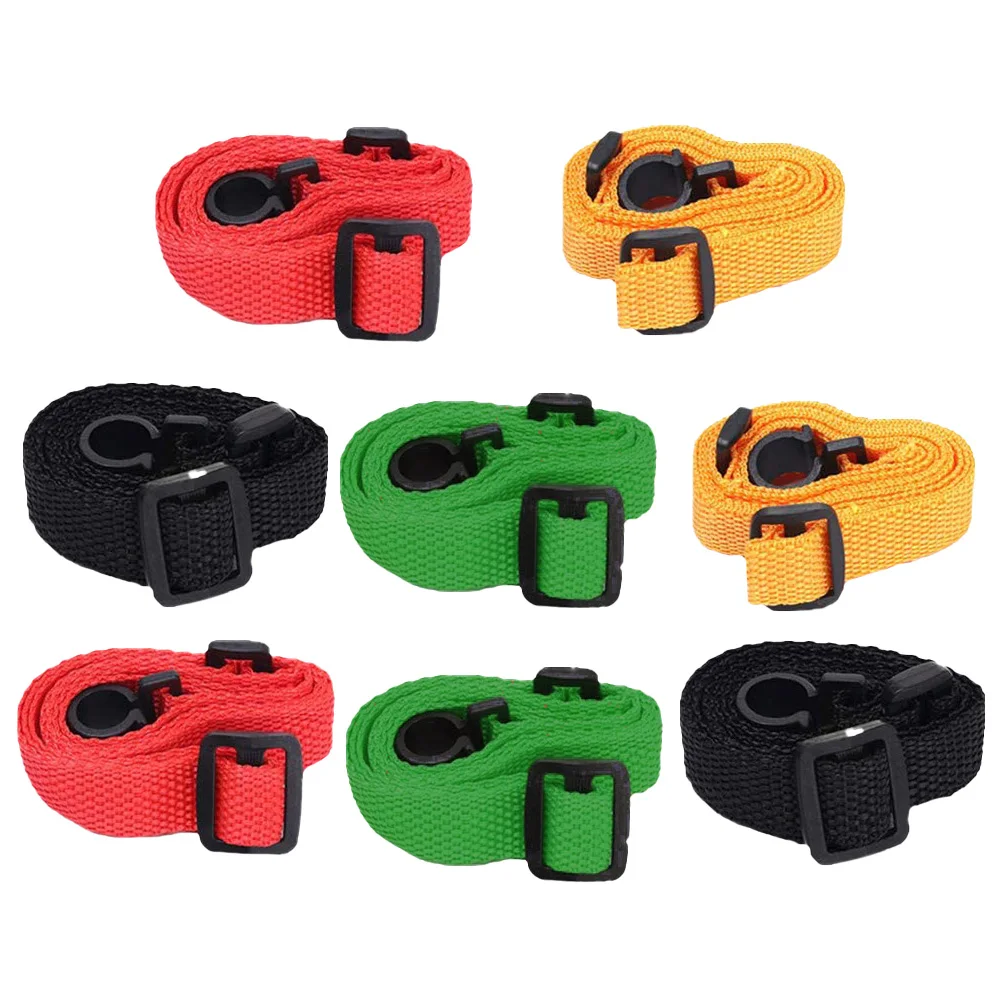 

8 Pcs Ukulele Shoulder Strap Lightweight Electric Belt Supply Sling Nylon Parts Clip Bright Color Durable Practical