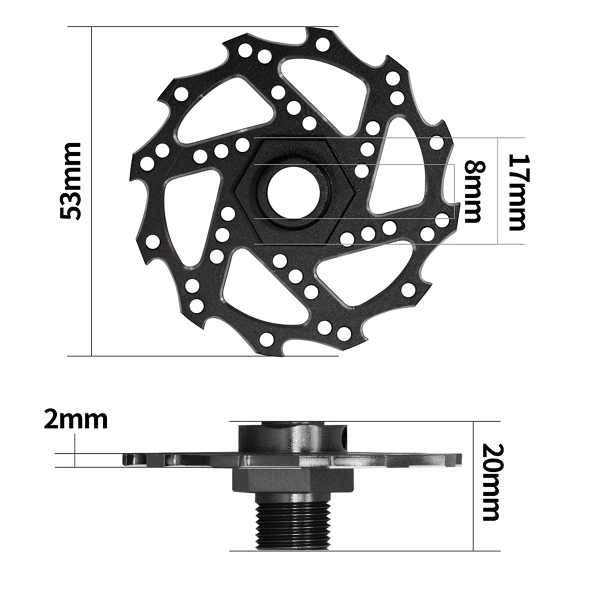 

Vn9-Om4PCS Brake Disc Wheel Hex Hub Adapter 17mm for Arrma 1/7 Infraction Limitless Felony 1/8 Typhon RC Upgrade Parts