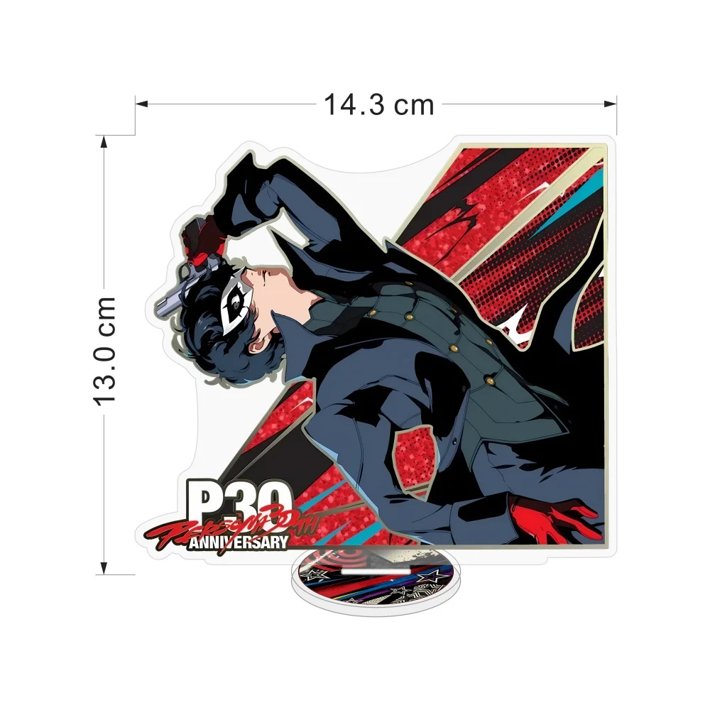 Persona 30th Anniversary Acrylic Stand Figure Anime Game Peripheral Joker Ren Amamiya Yu Narukami Desktop Model Plate Keychain