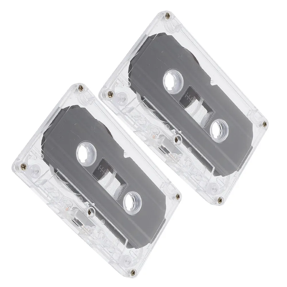 Tape Cassette Blank Audio DIY Recording Tapes Vintage Halloween Christmas Cassette Tapes Decor Cassette Recorders Tape 2PCS