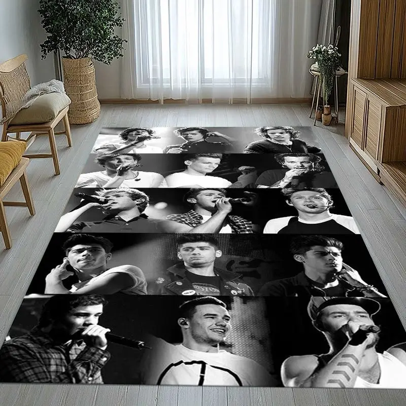 Fashion One D-Direction Boy Band Area Rug,Soft Non-Slip Carpet Mat for Living Room Bedroom Playroom,Sofa Floor Rug,Home Decor