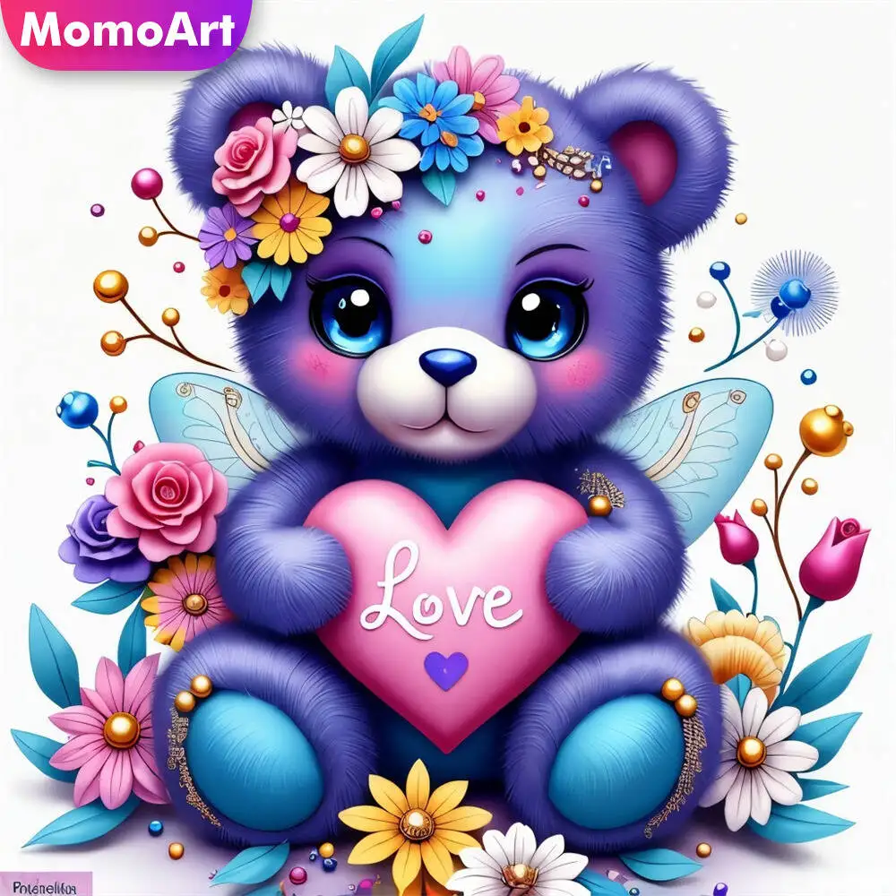 �y�Z�[�����zMomoart �����r�[�Y�h�J�N�}���� 11ct �v�����g�L�����o�X DIY �N���X�X�e�b�`�L�b�g���u�n�[�g���摕���ƒ�p