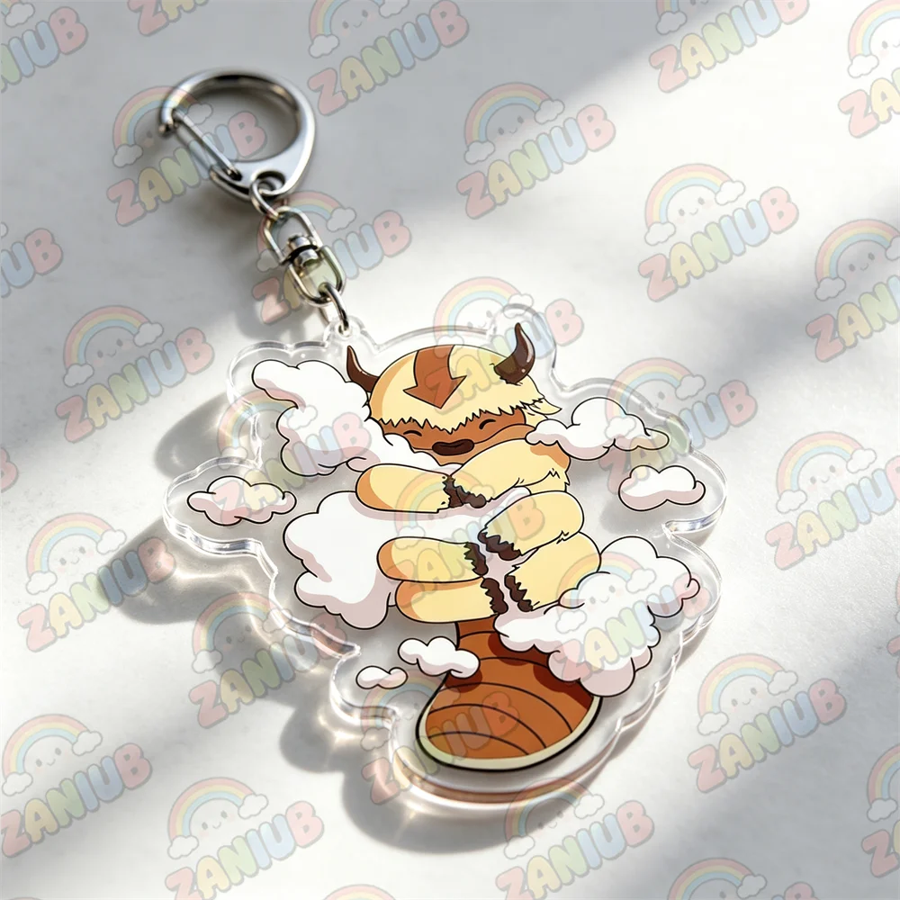 Hot Fantasy Anime Animes Keychains for Accessories Jewelry Cute Pet Acrylic Key Ring Purse Phone Bag Charms Friends Fans Gifts