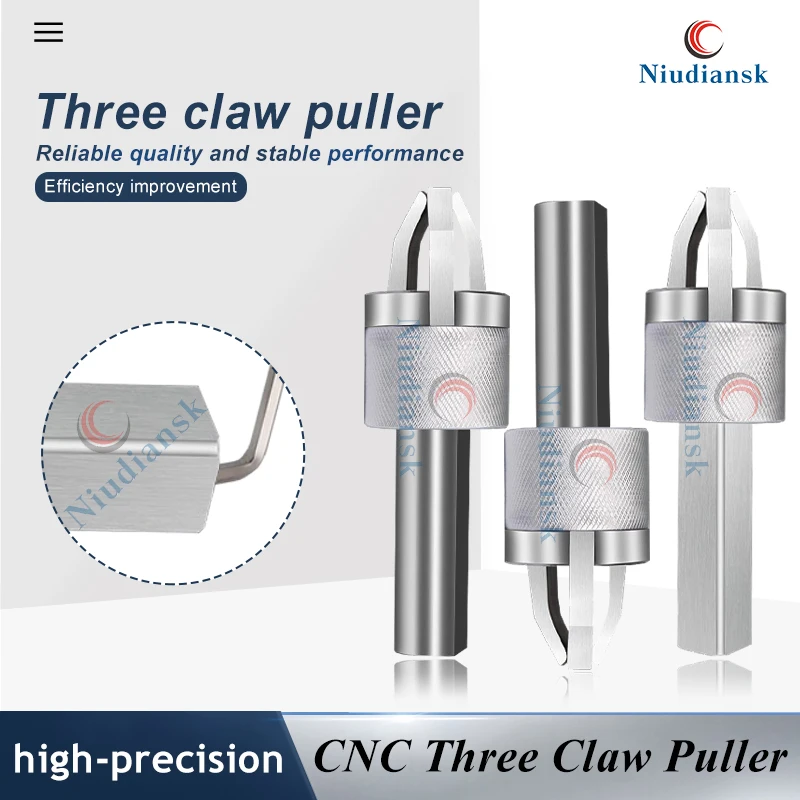 

Square Handle/Round Handle16 CNC Automatic Three Jaw Puller 16 20 25 32 Feeding Clamp Machining Center Accessory Feeding Pliers