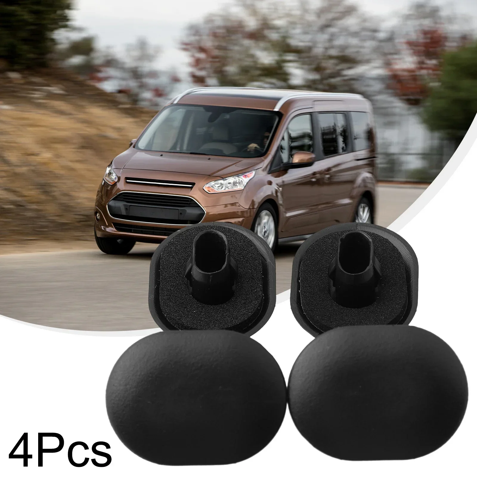 Rear Roof Rack Grommet Plug Cover 4X Roof Rack Hole Spacer For Ford For Transit For Connect 2014+ 2nd