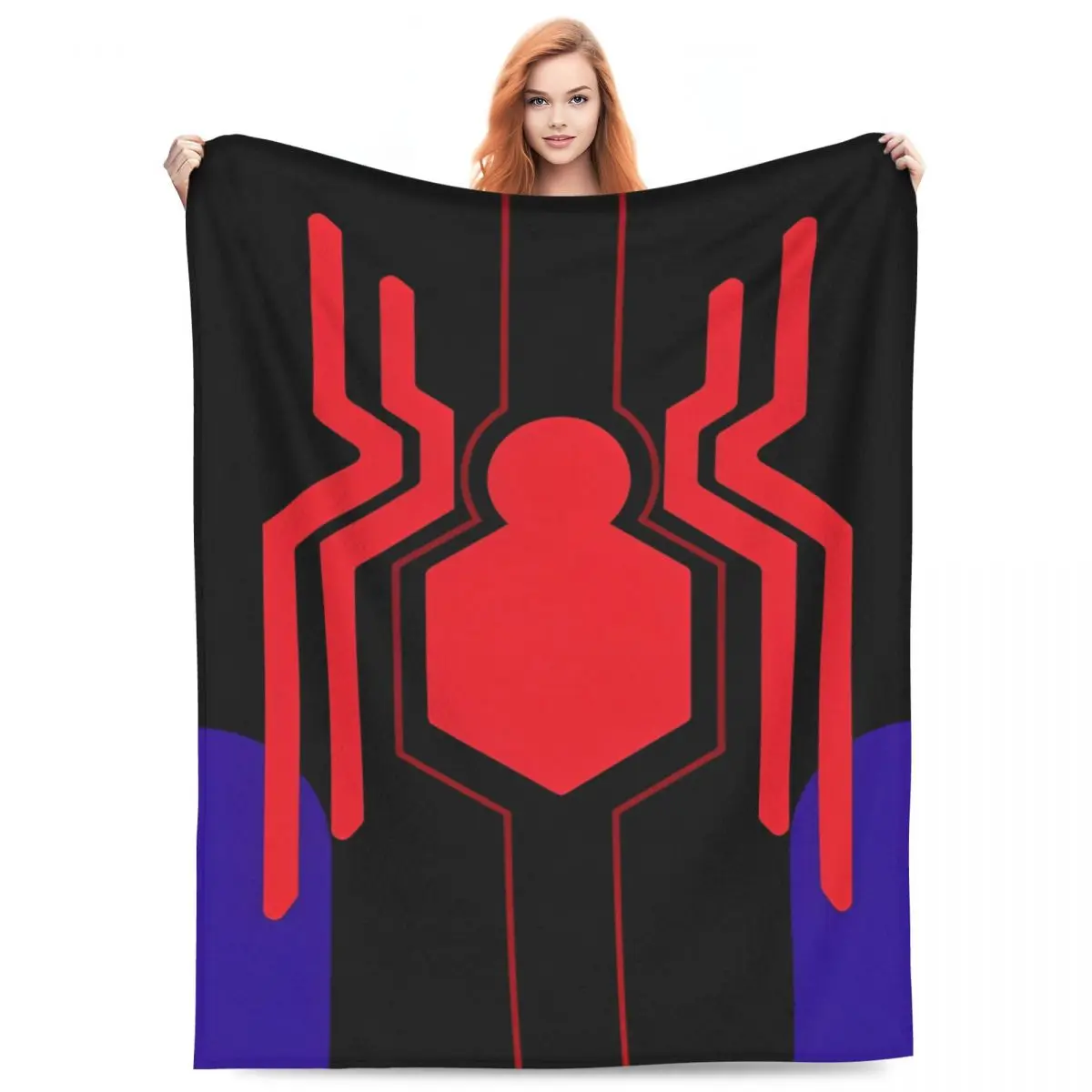 

Super Soft Blankets Travel Office Spider Man Bedding Throws Flannel Bedspread For Couch Bed Funny Sofa Bed Cover