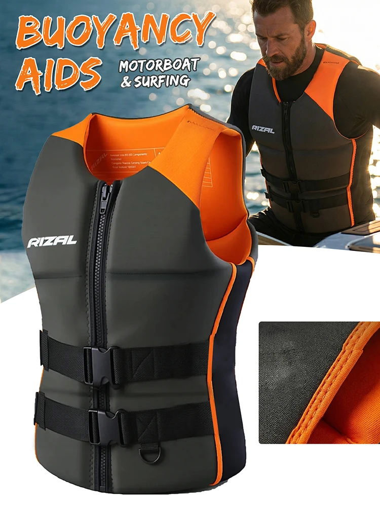 Zwemvest Volwassenen Surfvest Kajak Wakeboard Motorboten Vlot Reddingsboot Ski Watersporten Zwemmen Drifting Reddingsvest - afbeelding 1