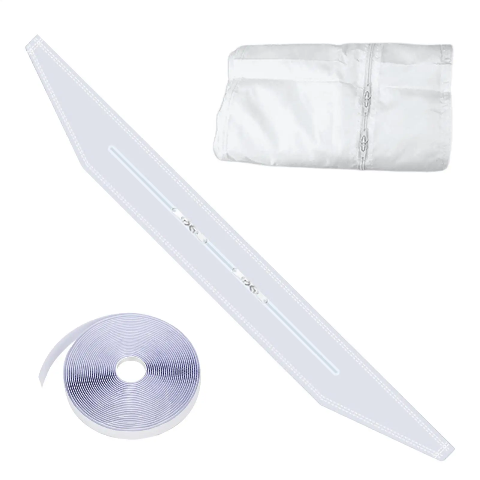 

Портативный оконный уплотнитель переменного тока, изоляция окна переменного тока без сверления, сменная тканевая перегородка, клейкая крышка для уменьшения тяги для гаража на колесах