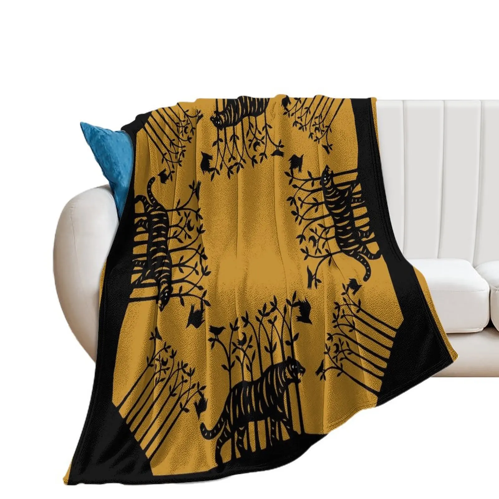 Tyger, Tyger Throw Blanket Hairys Blankets For Sofas Flannel Blankets