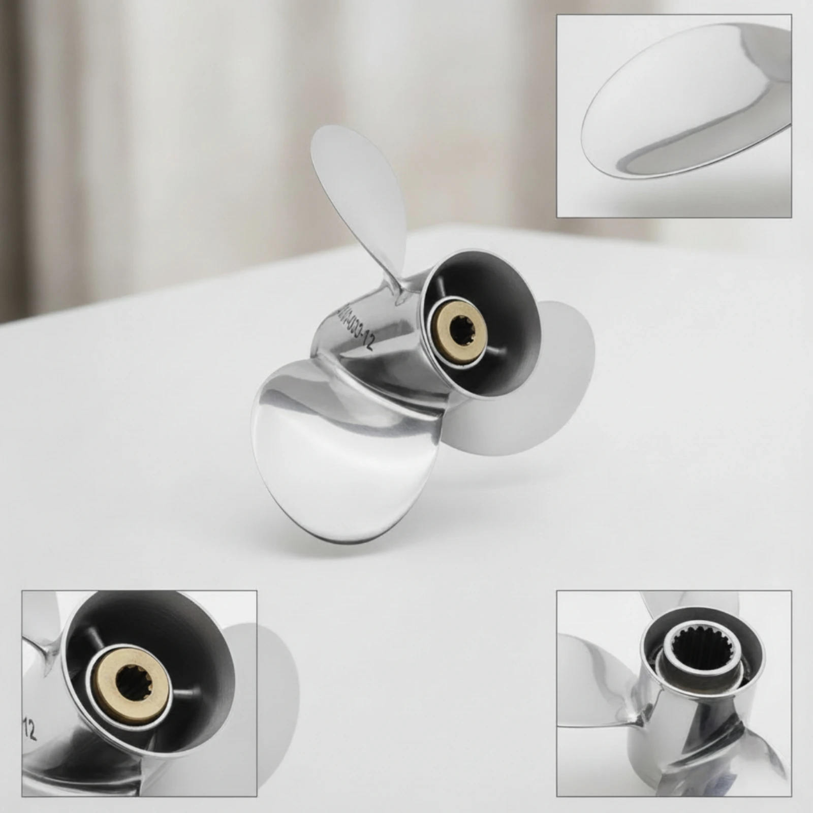 Outboard Boat Propeller Marine-Grade Hardware for Boats