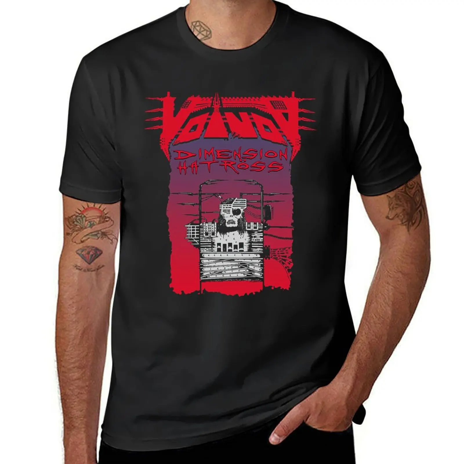 Dimension Hatross Voivod T-Shirt customizeds plain shirts graphic tees heavyweights T-shirts for men cotton