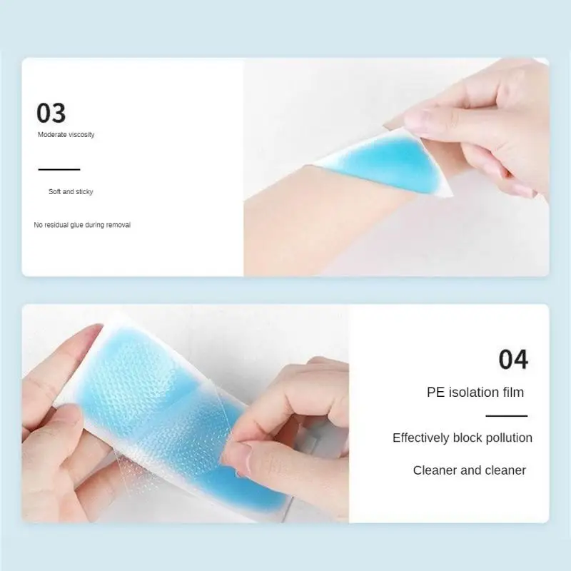 1/3/5PCS Summer Cool Paste Fruit Flavor Ice Paste Cooling Stickers Student Training Cool Stickers Heat Prevention