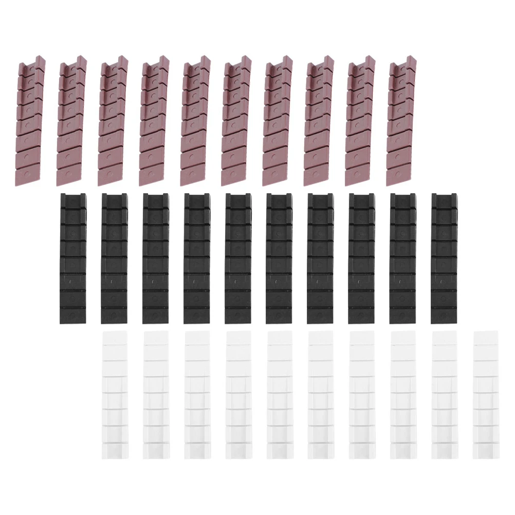 

30Pcs Furniture Leveling Shims Plastic Wedges for Cabinet Table Desk Adjustable Furniture Levelers Shims Toilet Shim