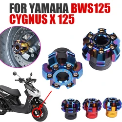 For YAMAHA BWS125 BWS 125 Cygnus X 125 CygnusX 125 X125 Motorcycle Accessories Axle Cover Cap Front Fork Cup Slider Protection