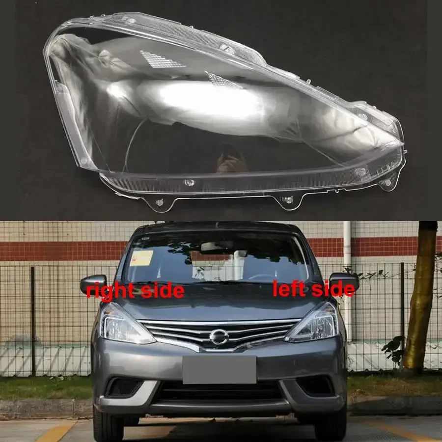 

For Nissan Livina 2013 2014 2015 Headlight Cove Transparent Lampshdade Headlamp Shell Plexiglass Replace Original Lens