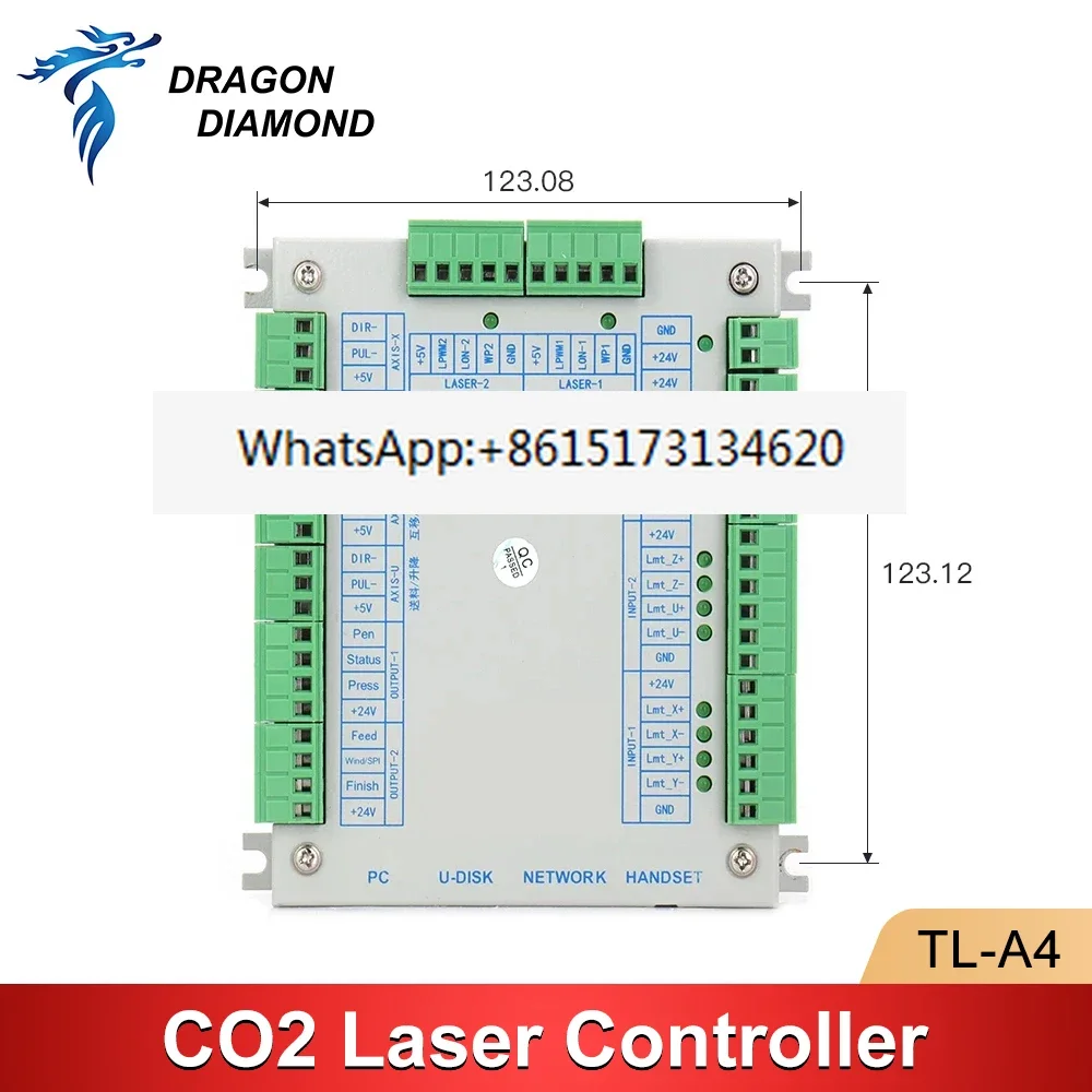 TL-A4 Co2 Laser Controller System For K40 Engraving Cutting Machine Control Card Replace Ruida Leetro Trocen