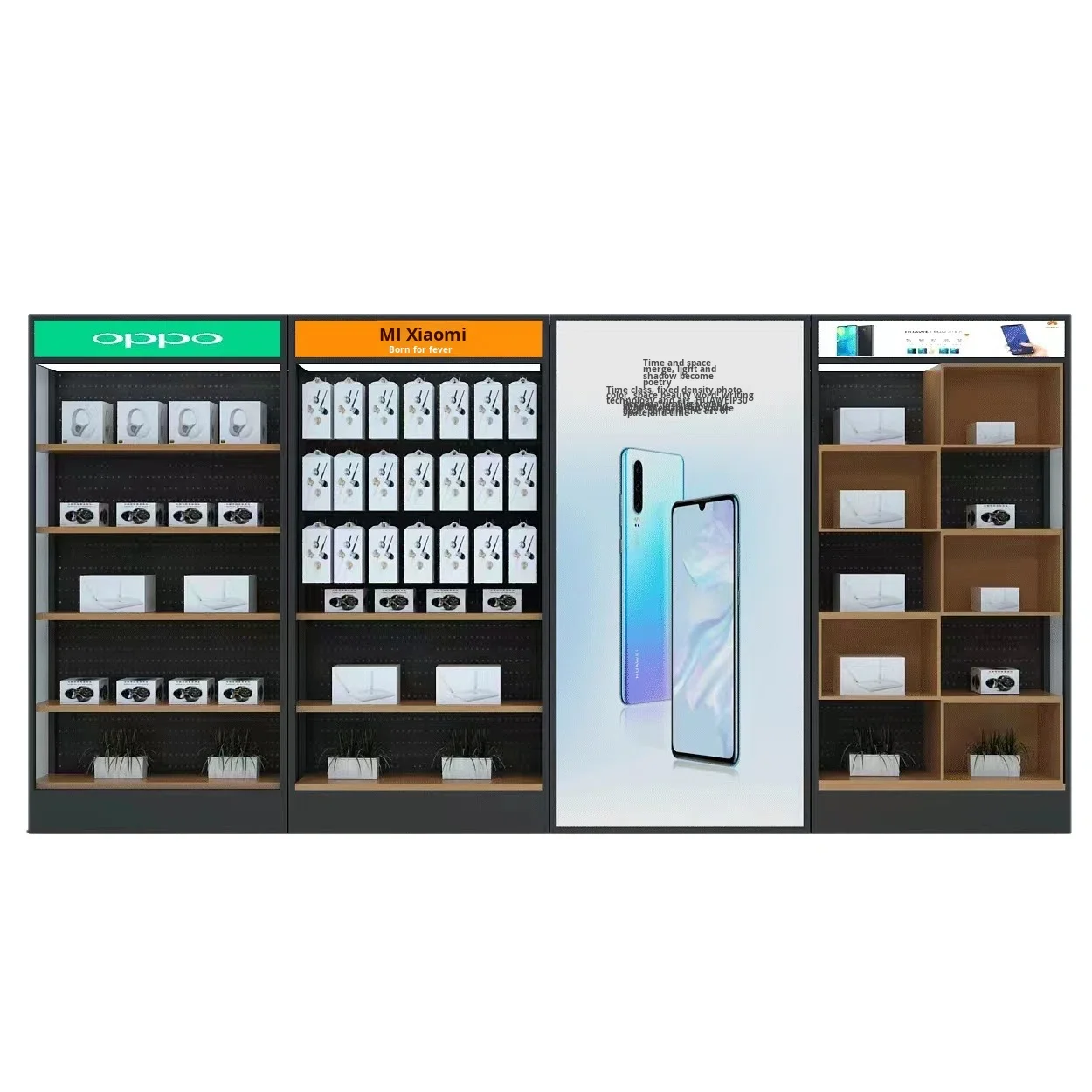 

Design Commercial Salon Use Iron Construction &Modern Hook-Type Metal Pegboard Display Rack Vertical