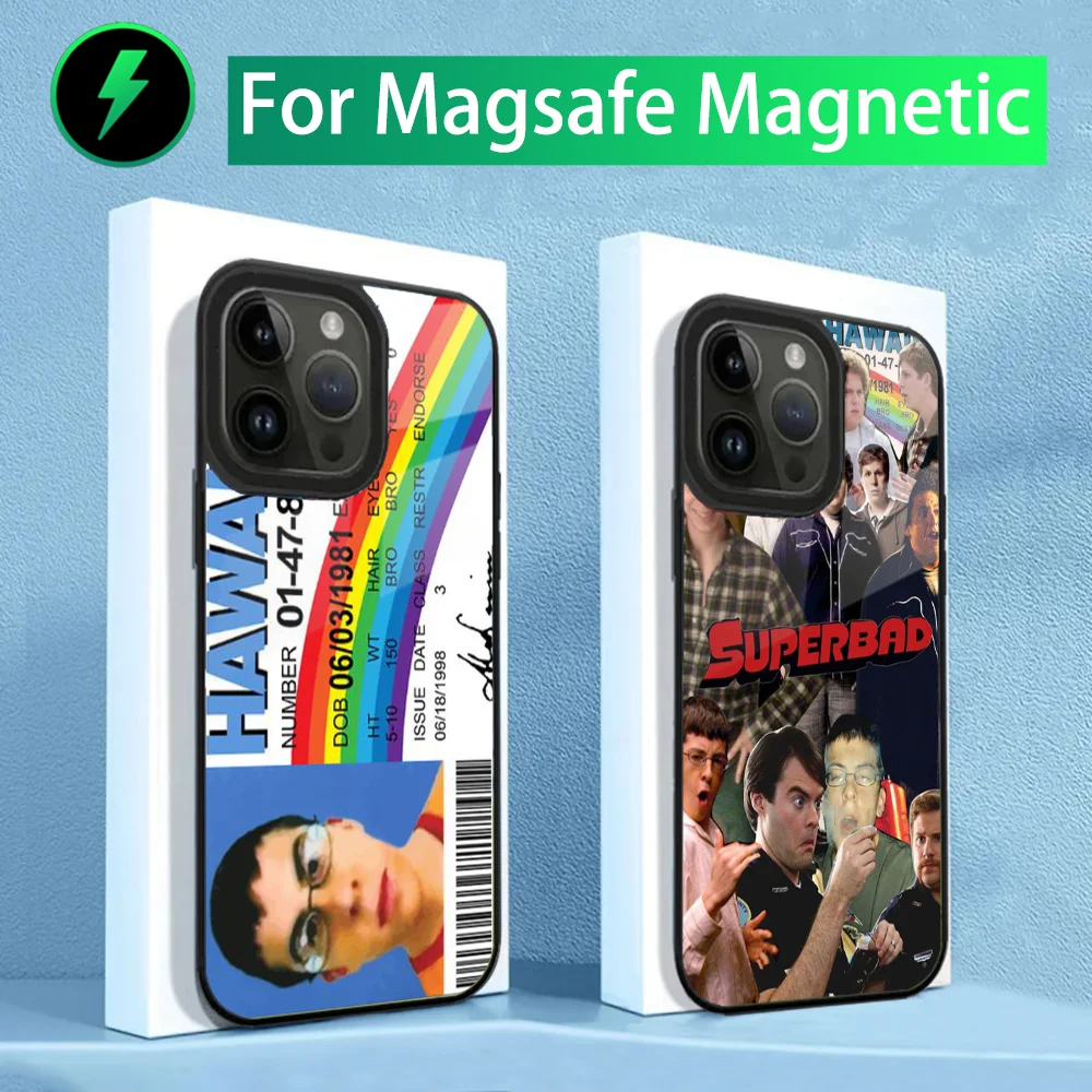 M-Mclovin Movie S-Superbad Phone Case For iPhone 15,14,13,12,11,Plus,Pro,Max Mini Magsafe Magnetic Wireless Charging