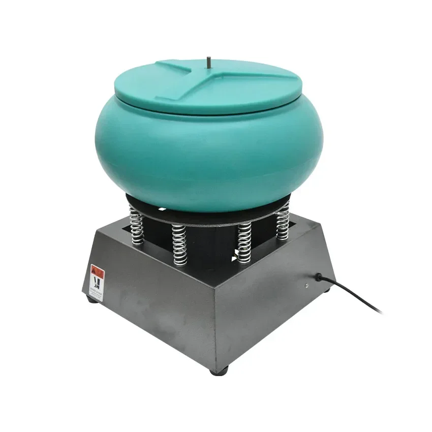 for 350W 17Inch Electric Vibratory Rock Tumbler Bowl Tumbling Polishing machine Pearl Metal Finishing Polisher