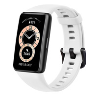 Soft Silicone Watch Band For Huawei Band 6 Strap Adjustable Watchband Wristband For Huawei Band 6 Bracelet Correa Replacement