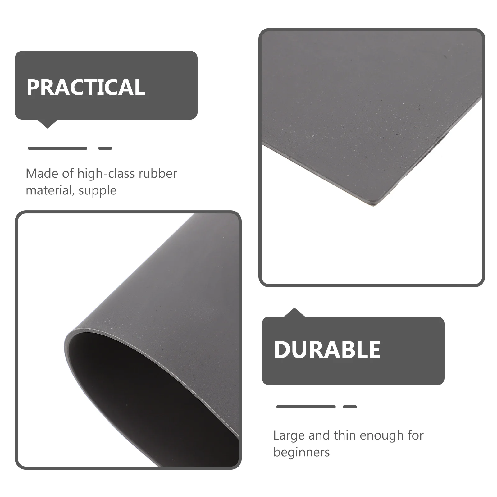 

Laser Engraving Pad Photosensitive Stamp Mat Material Dark Grey High Grade Materials
