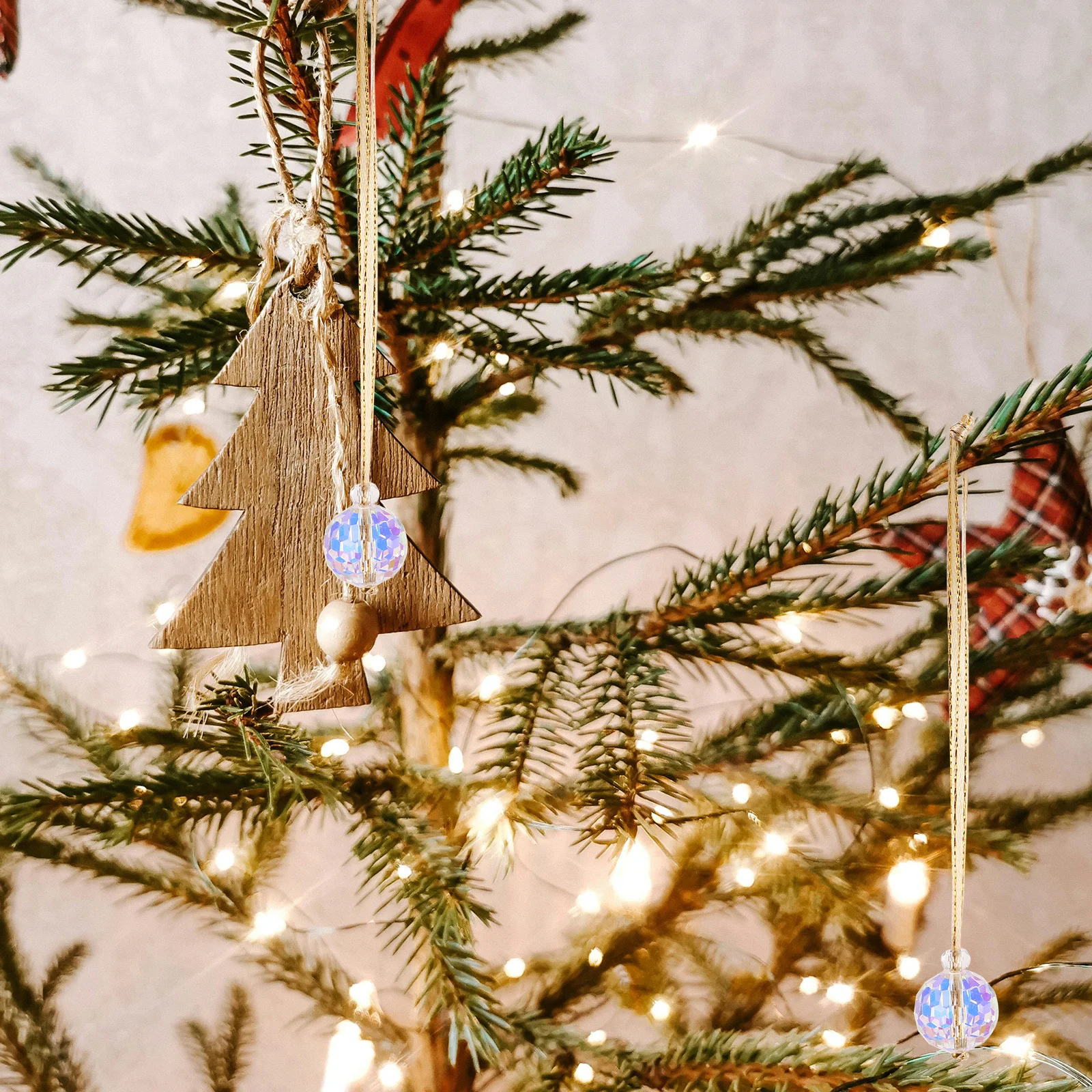 

12Pcs Crystal Ball Ornaments Glass Prism Ball Mini Hanging Decorations for Holiday Wedding Party and Home Decor