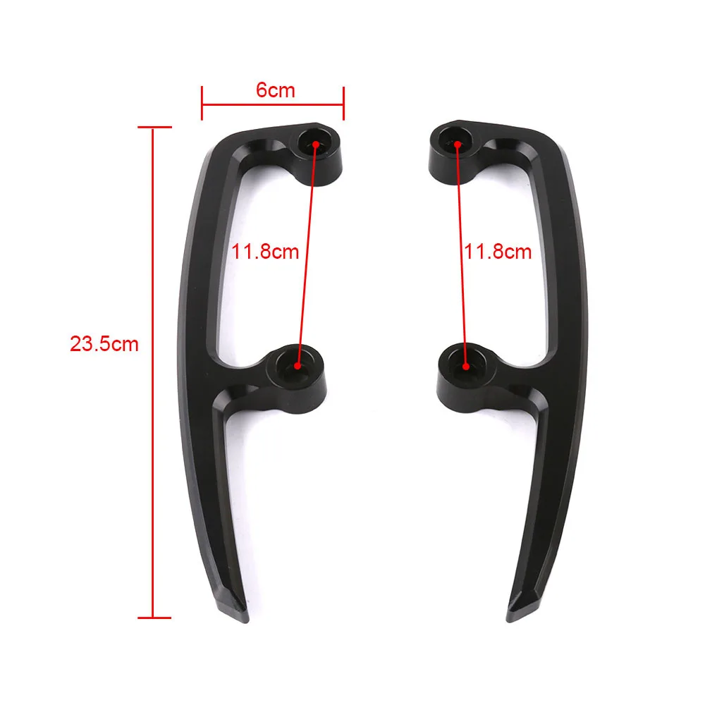 Rear Seat Rail Kit For Kawasaki Z650 2017-2023 Ninja 650 Motorcycle Rear Seat Passenger Armrest Handle Rail Grab Bar