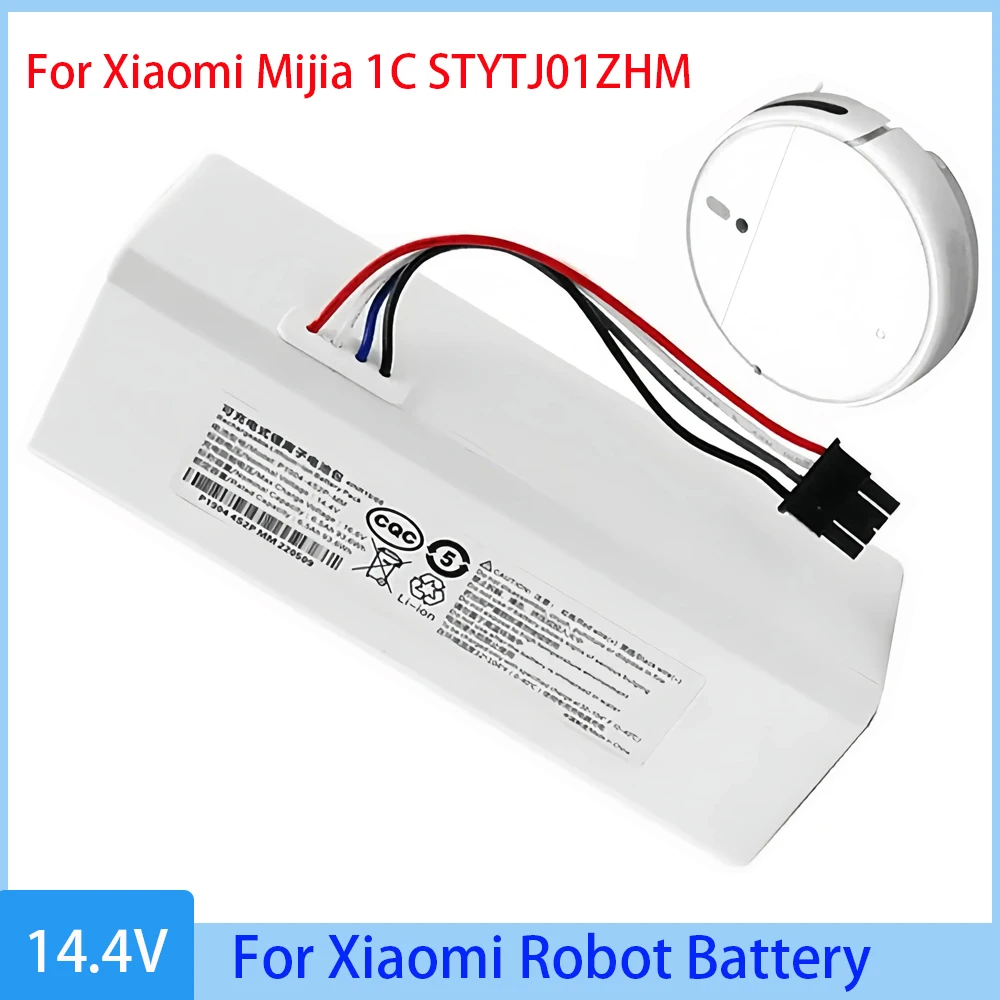 

14,4 В 12800 мАч 9800 мАч 5600 мАч P1904-4S1P-MM аккумулятор для Xiaomi Mijia 1C STYTJ01ZHM робот-пылесос, швабра, аксессуары, запчасти