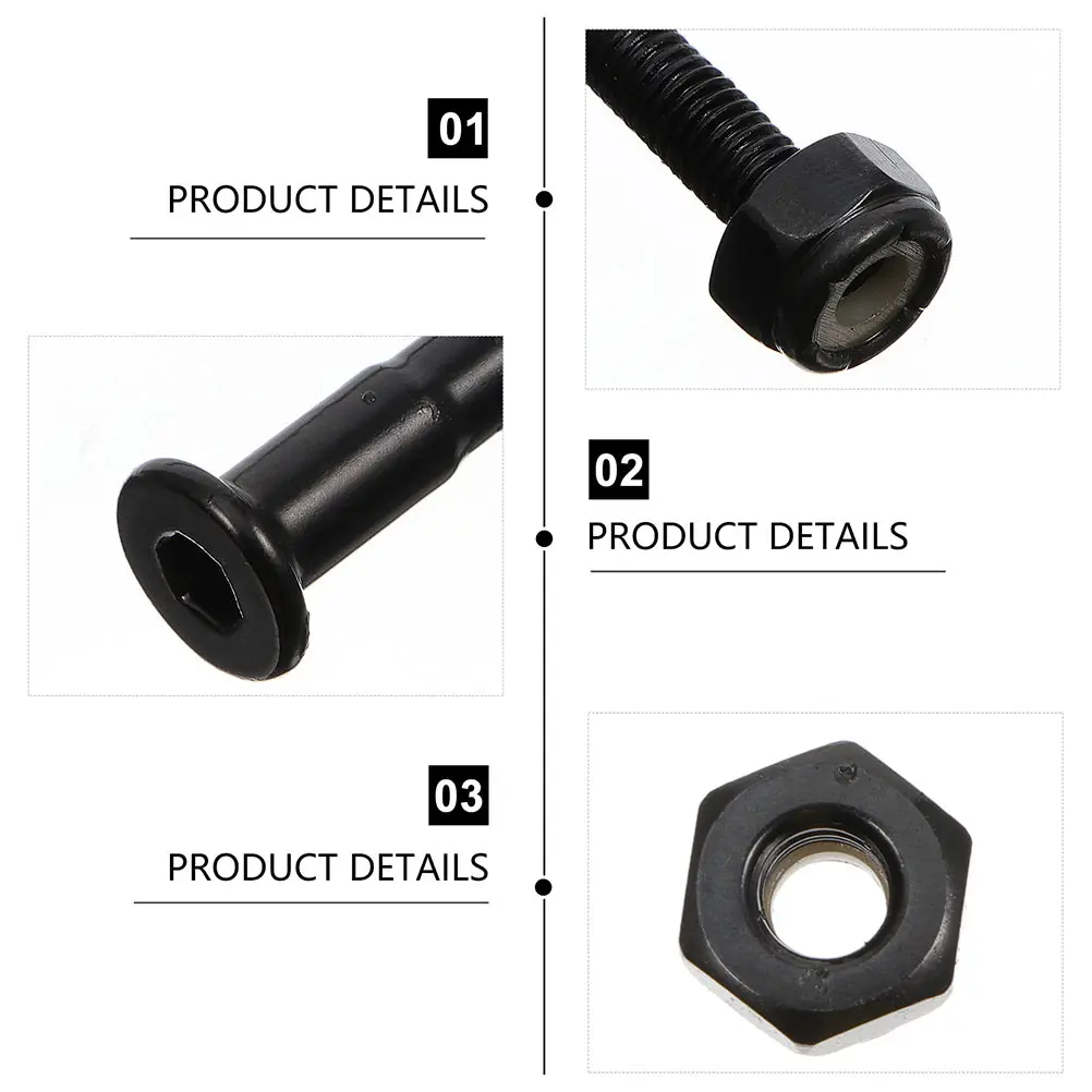 

40 Sets Skateboard Bridge Studs Hardware Bolts Mounting Screws Replace