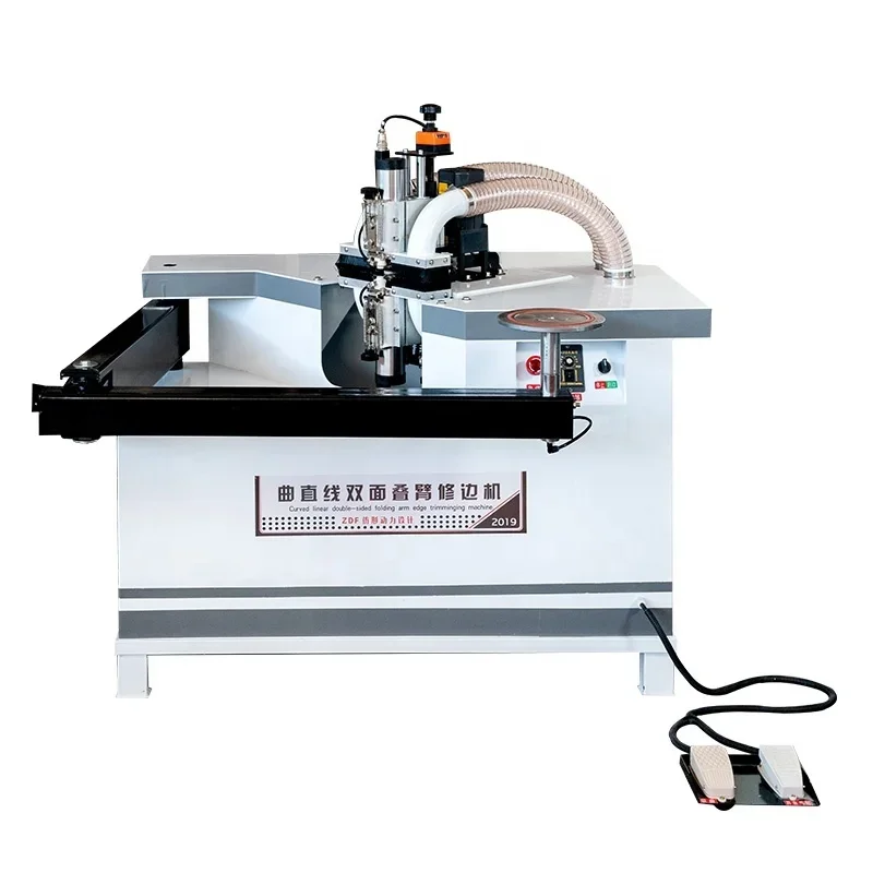 

B-1 HICAS HC-T630 Folding arm trimming machine for Edge banding machine made in China .