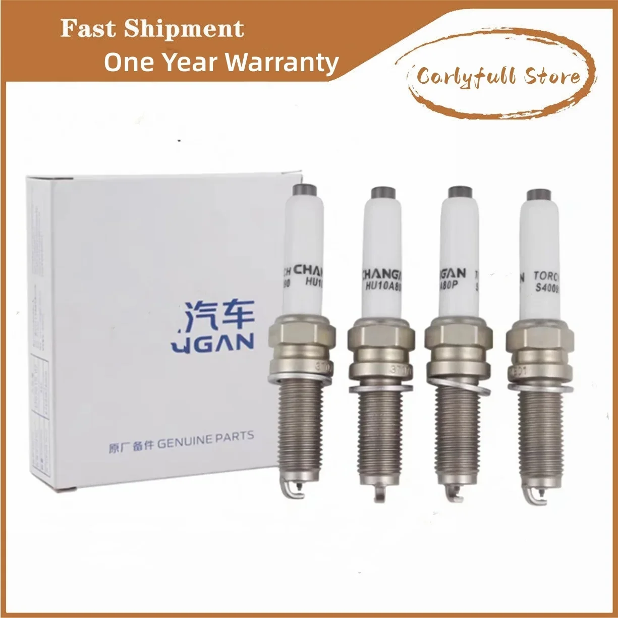 4pcs/set Spark Plug 3707010-NE01 For CHANGAN UNI-T 1.5T CS35 PLUS /2018 EADO /EADO PLUS 1.4T CS55PLUS 1.5T NE14T003-0200