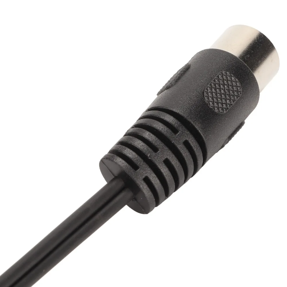 

Durable PVC Wire Cover 5 Pin Din Male to 2RCA Male Cable Flexible Plug and Play Audio Cable 1.5m/4.9ft Converter Cable CD Player