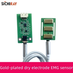 Biosensor-Électrode sèche portable EMG, capteur de signal musculaire, électronique Raspberry, matériel de bricolage, biologie pour Ardu37