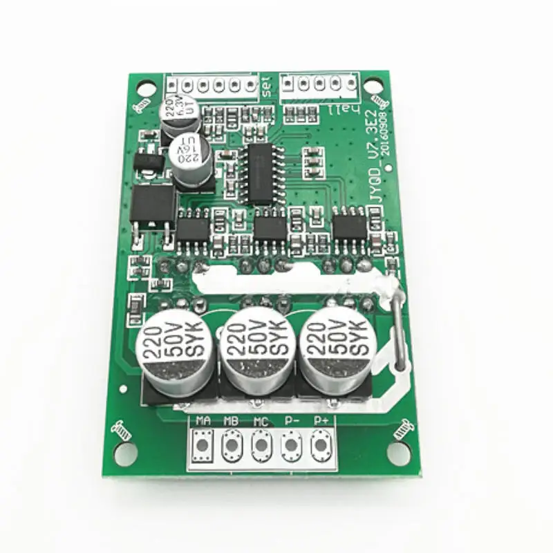

JUYI DC12V-36V 500W BLDC Driver Board, JYQD_V7.3E2 High Power PWM Brushless Motor Controller Driver Board 12V 24V 36V