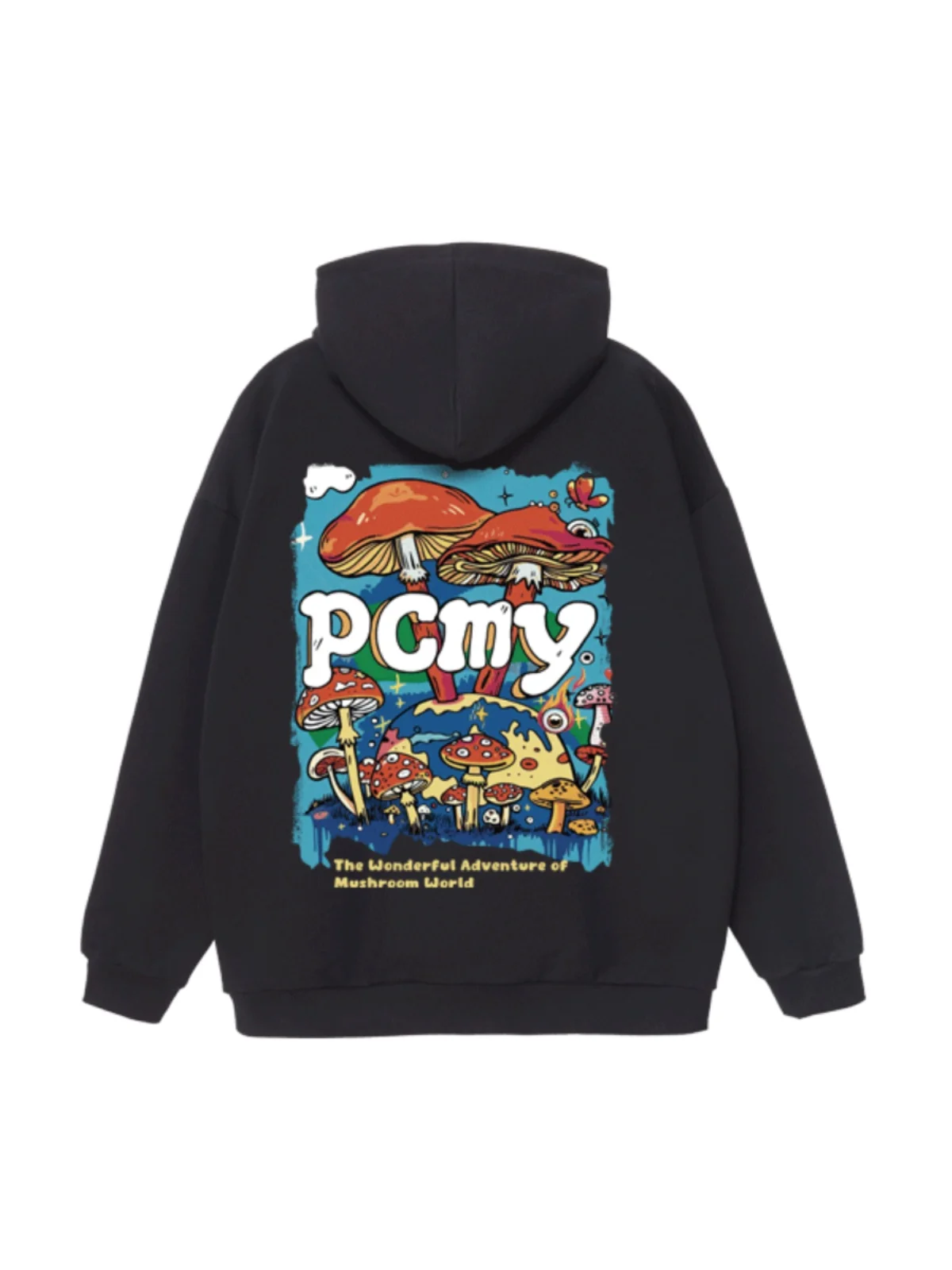 PCMY Mushroom Kingdom Trend Kapuzenpullover 2024, Herbst und Winter, neue lässige, lockere Paar-Hoodies