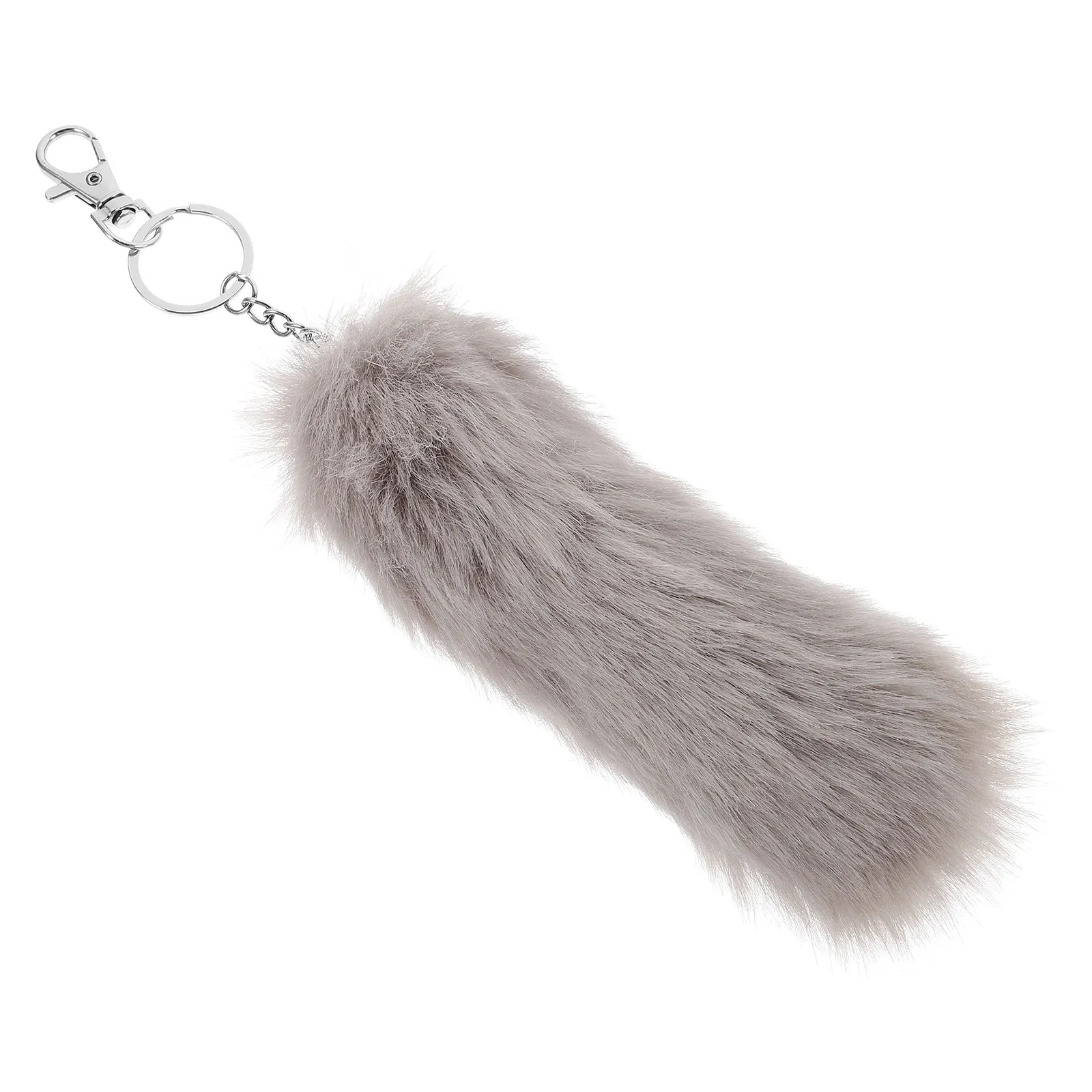 Keychain Unique Simulation Tail Pendant Decorative Key Ring Purse Charm Bag Charm for Women Keychain