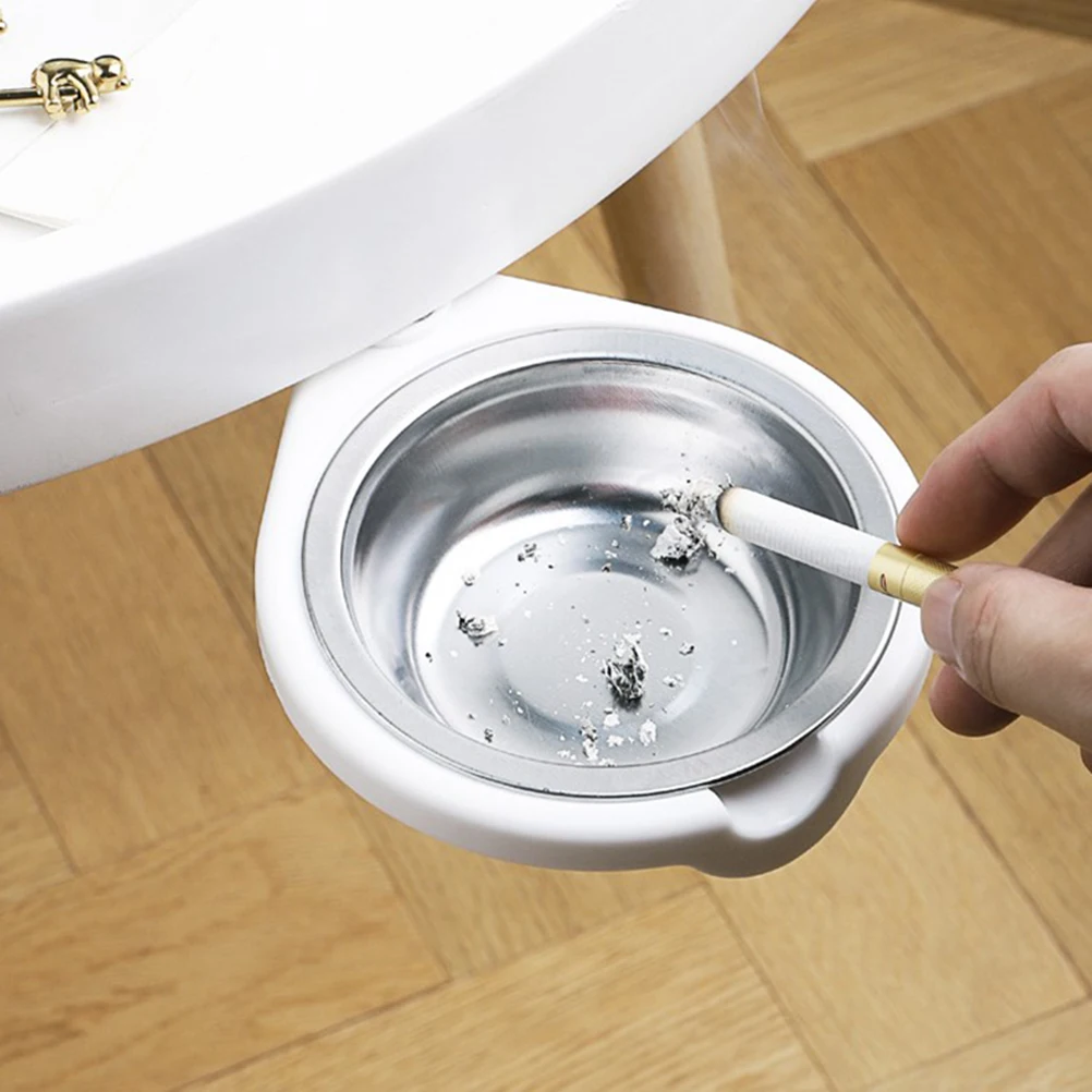 

Home Ashtray Under Desk Ashtray Hidden Table Ashtray Smoking Tray for Cigarette Cigar Smoker Tray