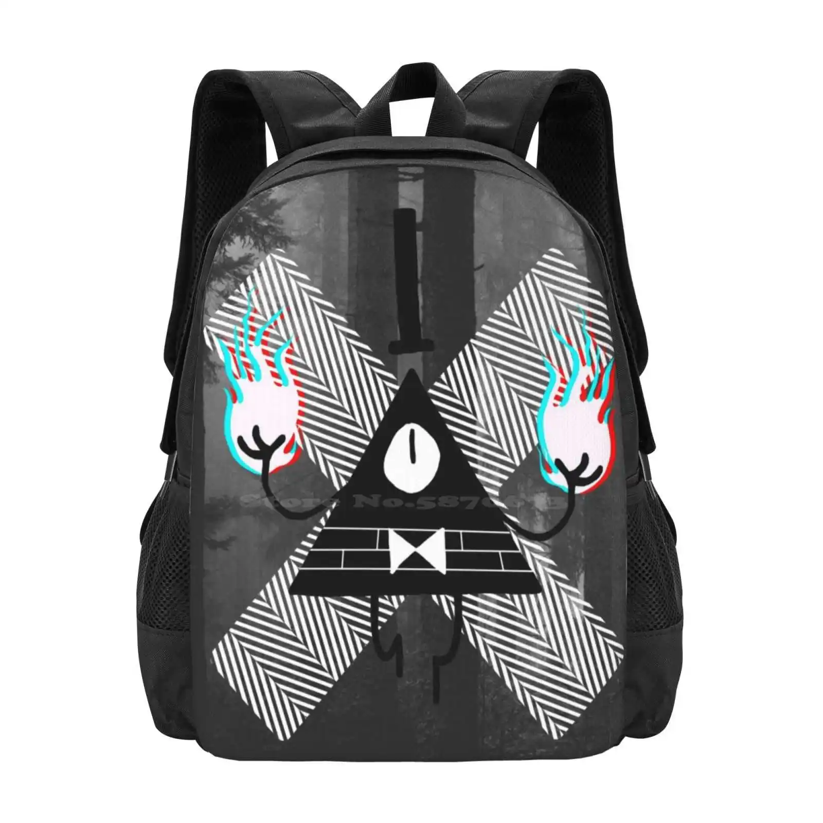 

Weirdmageddon New Arrivals Unisex Bags Student Bag Backpack Bill Cipher