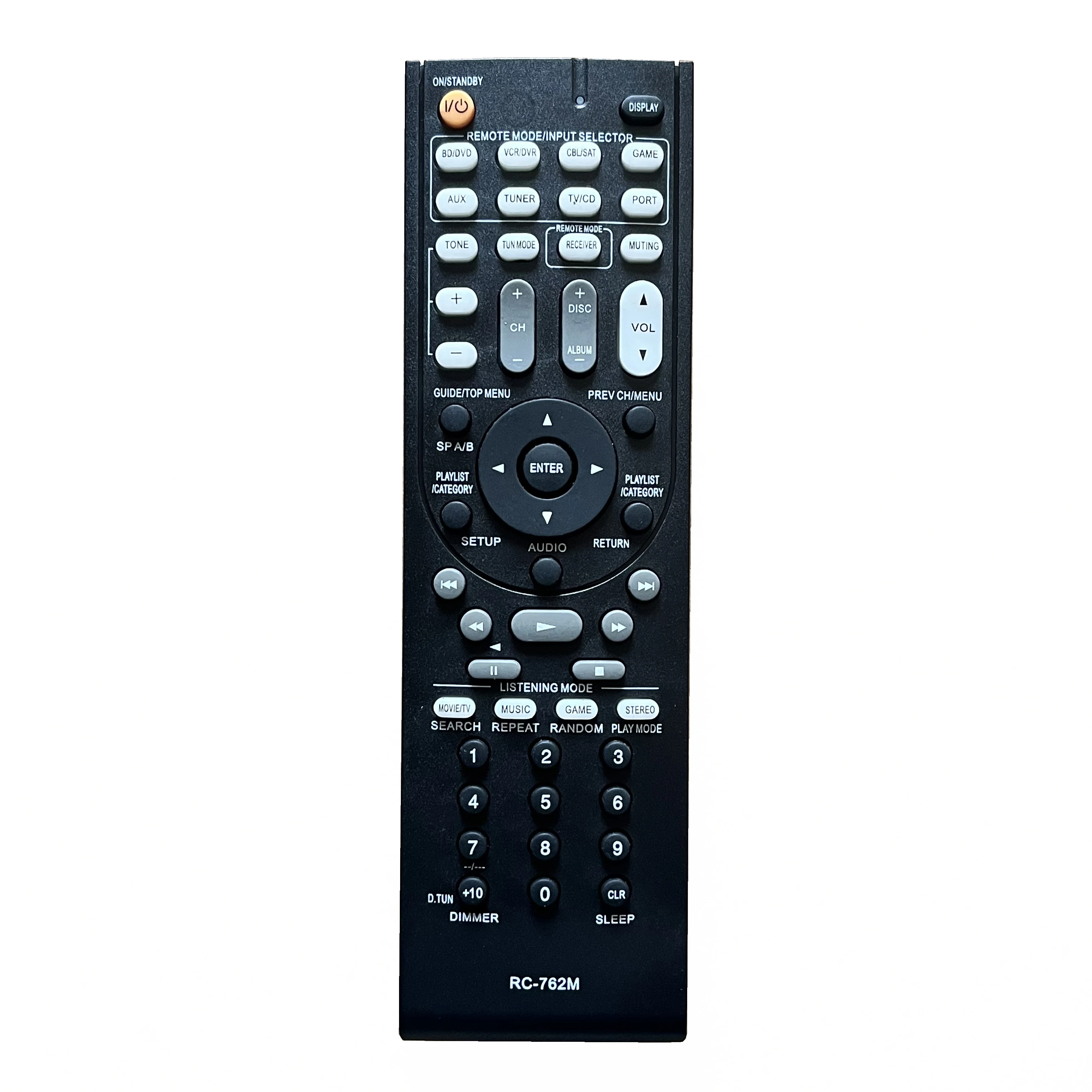 RC-762M for Onkyo Remote Control AV Receiver AVX290 HT-R380 HT-R290 HT-R390 HT-R538 TX-SR308 HT-S3400 HT-RC230