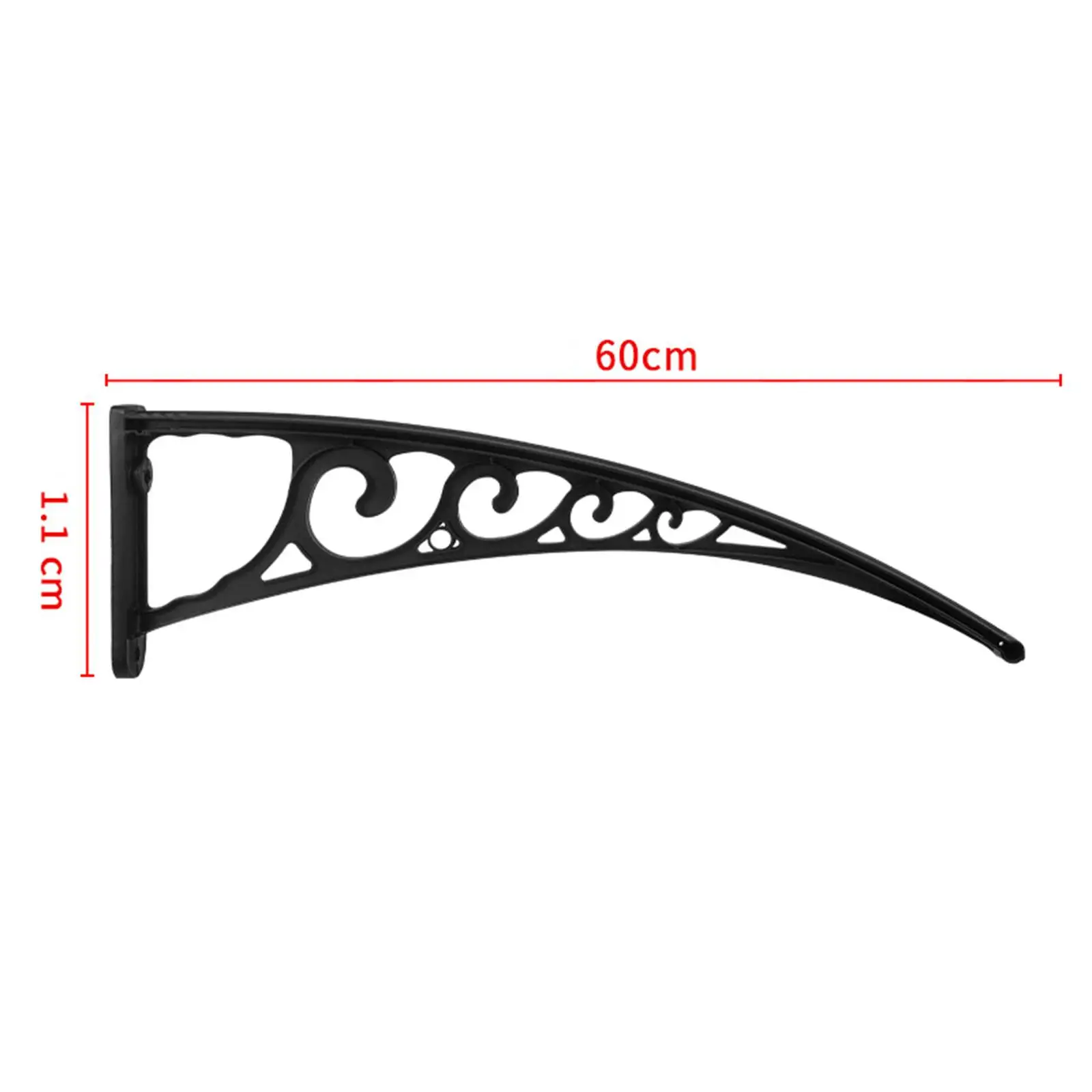 Strong Awning Canopy Bracket Sunshades Support Bracket Outdoor Hollow Easy Installation Window Awning Bracket for Door Balcony