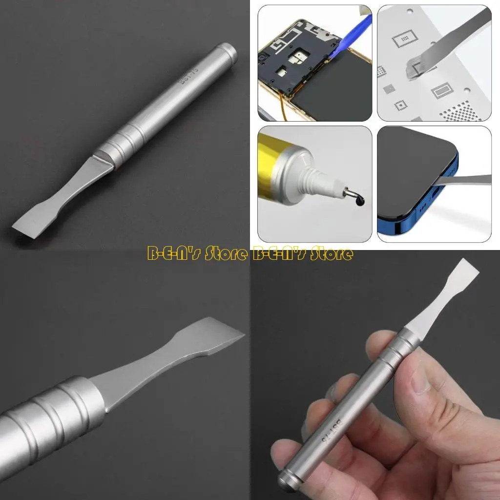 

Y1AD Rusts Resistant Scraper Tool Thin Brim Scraper Tool in Stainless Steel for Efficient Solder Pastes and Screen Repair