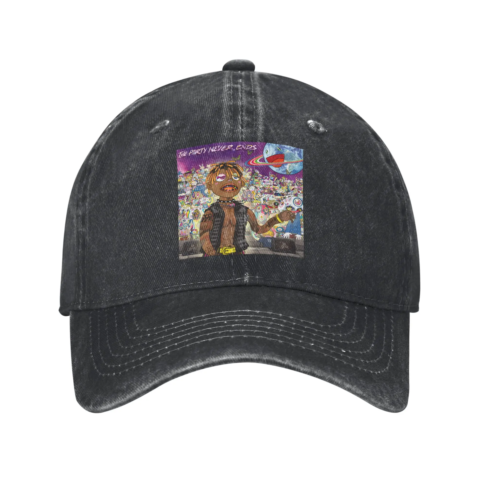 The party never ends Juice wrld Fashion Baseball Cap  Fashionable Men's Caps  City Tour Men's Caps