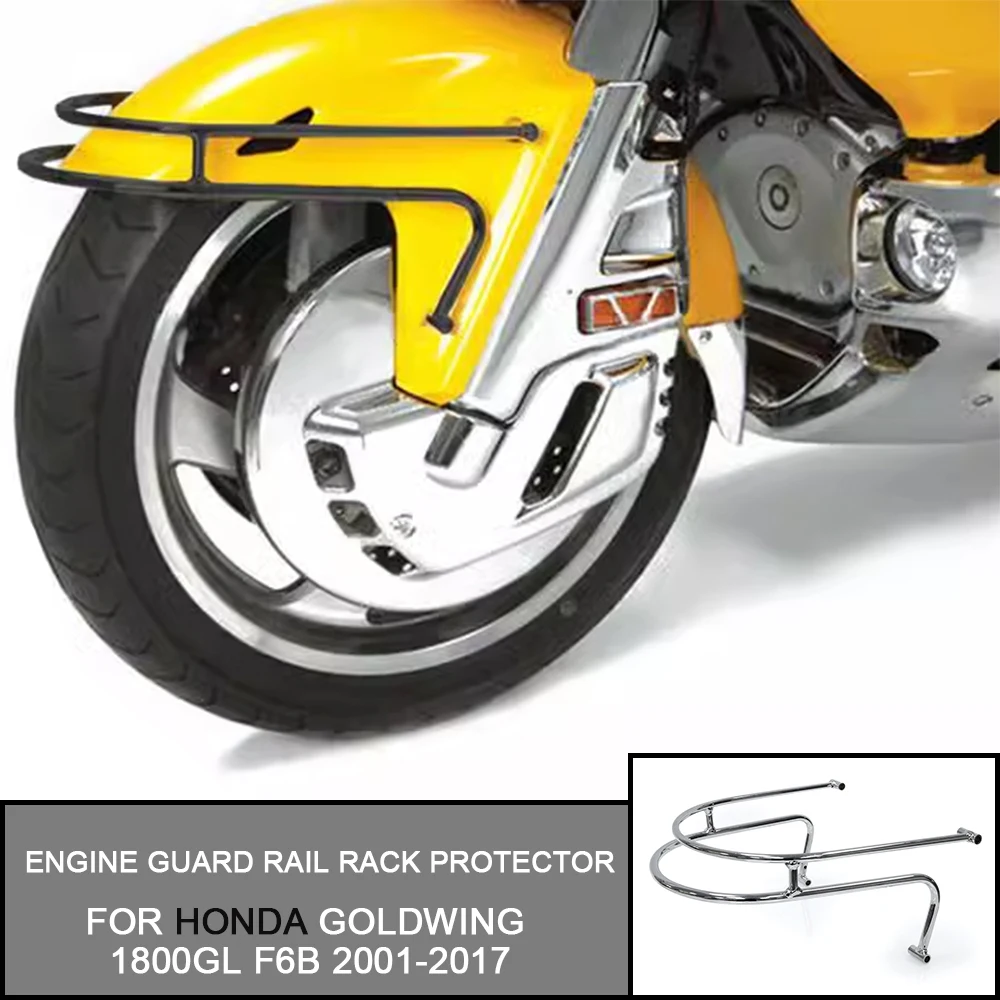 For Honda Goldwing 1800 GL 1800 F6B GL1800 2001-2017 Motorcycle Front Fender Bumper Crash Bar Engine Guard Rail Rack Protector