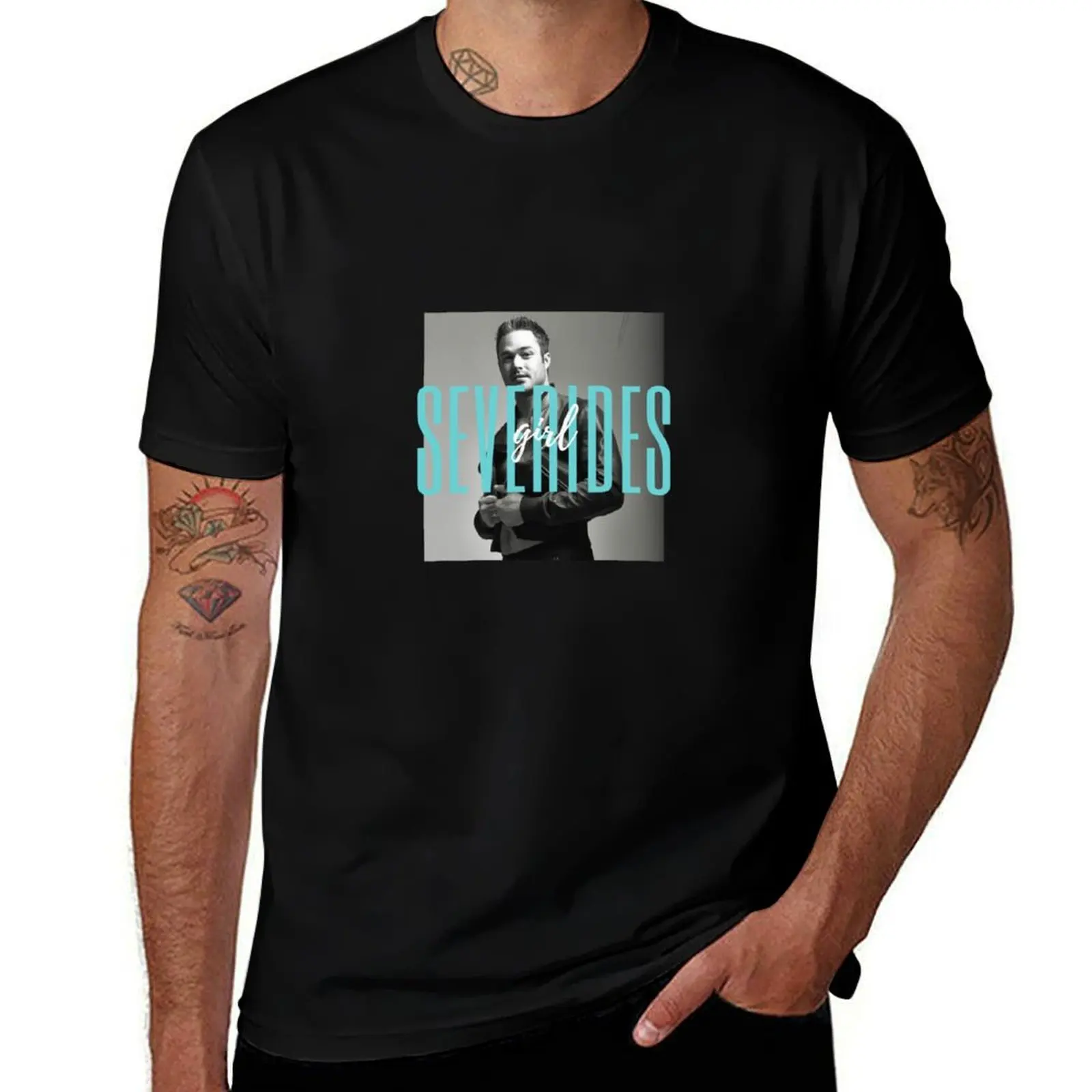 

Severides Girl Kelly Severide from Chicago Fire T-Shirt Casual All Match Tee Shirt for Men