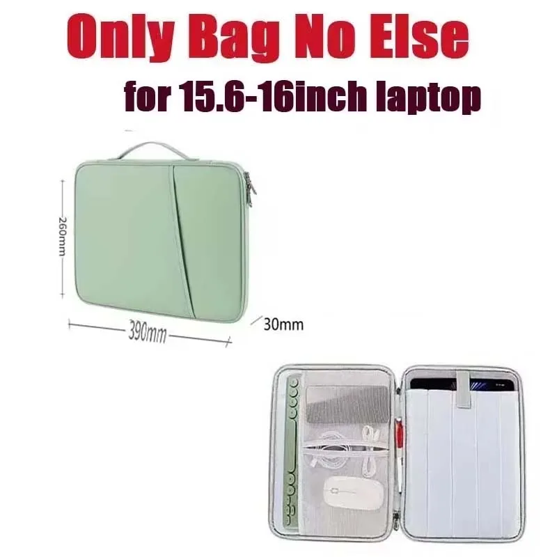 for Samsung Book 6 Ultra Touch Pro Edge 16inch Laptop Carry Bag Waterproof Sleeve Handle Zip Pouch Storage Pocket for Mouse