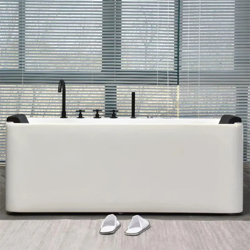 Acrylic surfing massage constant temperature bubble bed and breakfast bathtub small apartment bathroom bathtub bath intelligent